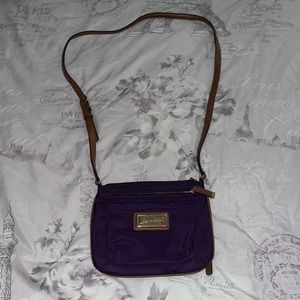 purple calvin klein crossbody!! like NEW :)